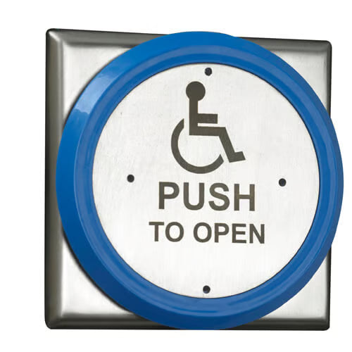 Stainless Steel Large Push Plate Exit Button