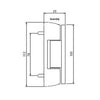 Haven Butt Hinge for UPVC Doors