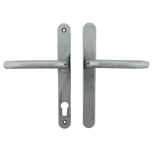 Balmoral Blank Lever Lever UPVC Multipoint Door Handles - 92mm PZ Sprung 212mm Screw Centres