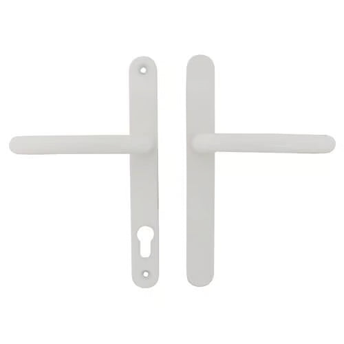 Balmoral Blank Lever Lever UPVC Multipoint Door Handles - 92mm PZ Sprung 212mm Screw Centres