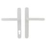 Balmoral Blank Lever Lever UPVC Multipoint Door Handles - 92mm PZ Sprung 212mm Screw Centres