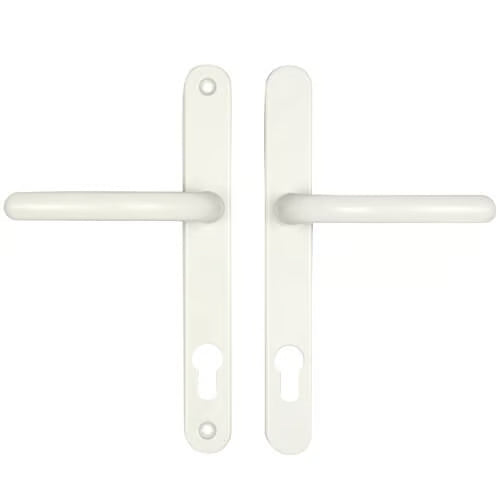 Balmoral Lever Lever UPVC Multipoint Door Handles - 92mm PZ Sprung 212mm Screw Centres