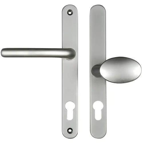 Balmoral Lever Moveable Pad UPVC Multipoint Door Handles - 92mm/62mm PZ Sprung 212mm Screw Centres