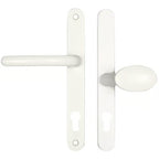 Balmoral Lever Moveable Pad UPVC Multipoint Door Handles - 92mm/62mm PZ Sprung 212mm Screw Centres