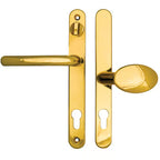 Balmoral Lever Moveable Pad UPVC Multipoint Door Handles - with Snib 92mm/62mm Sprung 212mm Screw Centres