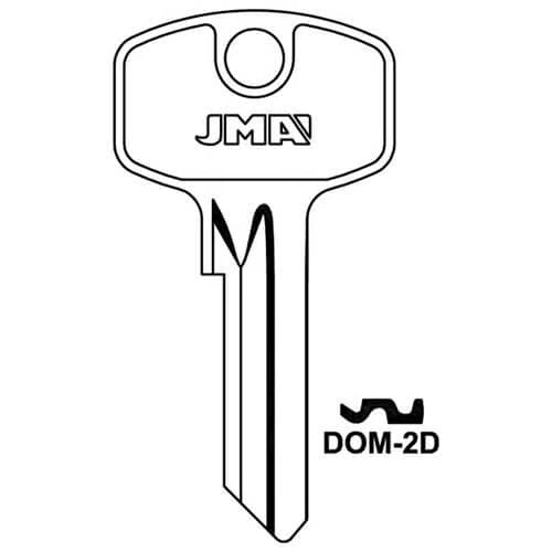 DOM-2D Cylinder Key Blank