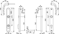 PAS 24 Quickfit Lever/Lever 215 Fixings