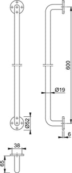 Concealed Screw / Bolt Fixed Pull Handle
