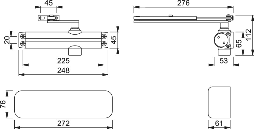 AR3500 Overhead Door Closing Device