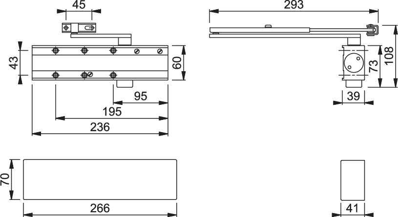 AR5500 Overhead Door Closing Device