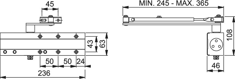 AR5500SD Overhead Door Closing Device