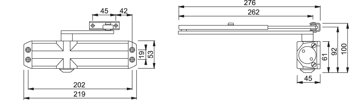 AR6800 Overhead Door Closing Device