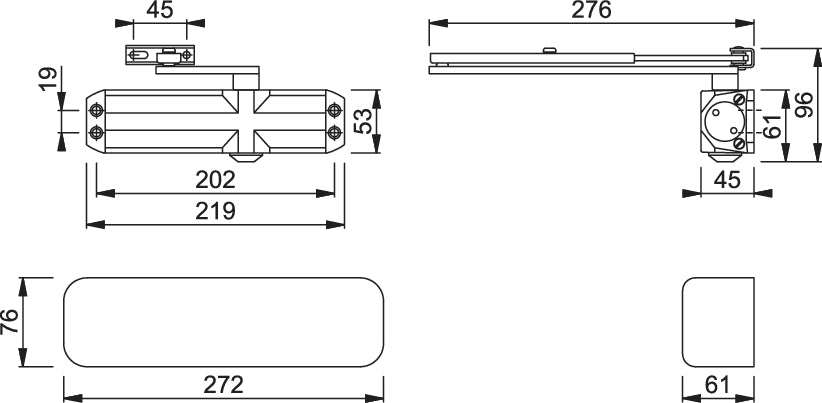 AR6900 Overhead Door Closing Device