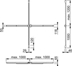 Touchbar Combination Unit for Double Rebated Doors