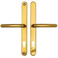 Universal Lever Lever UPVC Multipoint Door Handles - 92mm PZ Sprung 265mm Screw Centres