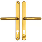 Universal Lever Lever UPVC Multipoint Door Handles - 92mm PZ Sprung 265mm Screw Centres