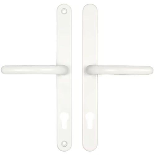 Universal Lever Lever UPVC Multipoint Door Handles - 92mm PZ Sprung 265mm Screw Centres