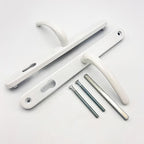 Universal Lever Lever UPVC Multipoint Door Handles - 92mm PZ Sprung 265mm Screw Centres