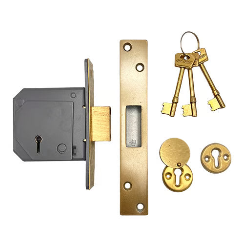 Union 3G114E British Standard 5 Lever Mortice Deadlock Boxed Packaging
