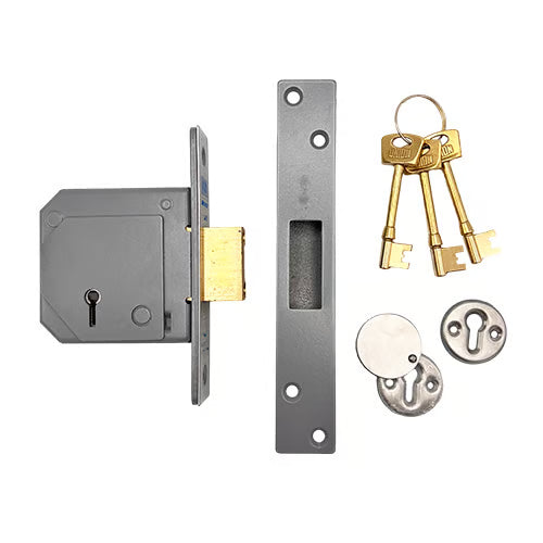 Union 3G114E British Standard 5 Lever Mortice Deadlock Boxed Packaging
