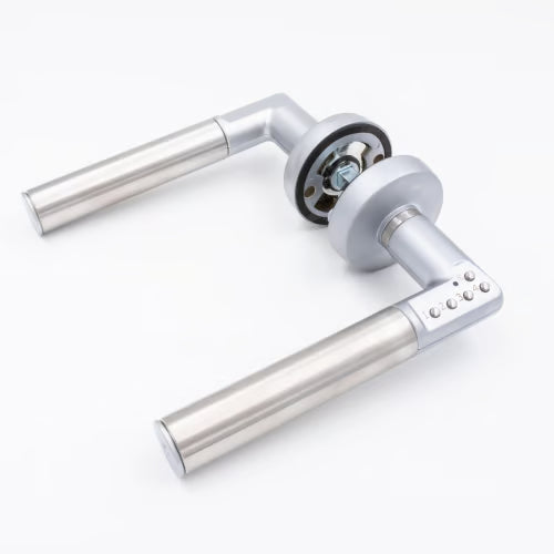 Codehandle Digital Lever on round Rose Furniture