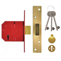 2134E British Standard 5 Lever Mortice Deadlock