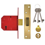 2134E British Standard 5 Lever Mortice Deadlock