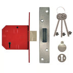 2134E British Standard 5 Lever Mortice Deadlock