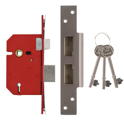 2234E British Standard 5 Lever Mortice Sashlock