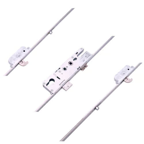 Latch Deadbolt 2 Hooks 2 Rollers Double Spindle Multipoint Door Lock