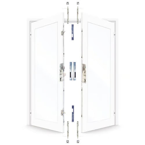 6535 French Door Kit For a pair of rebated UPVC doors