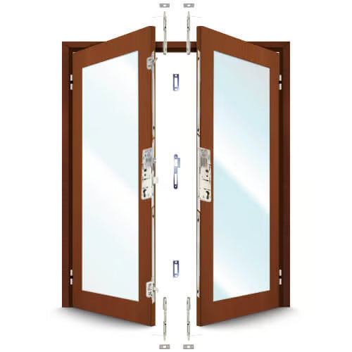 5345 French Door Kit for a pair of rebated timber doors