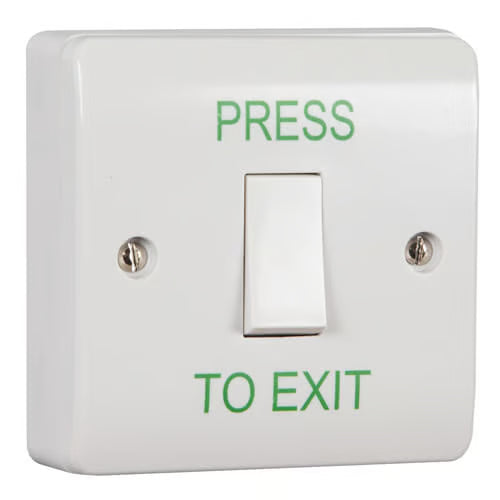 Plastic Light Switch Style Exit Button