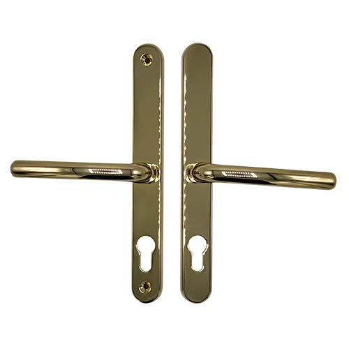 Farnham Lever Lever UPVC Multipoint Door Handles - Without Snib 68mm PZ Sprung 215mm Screw Centres