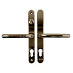 Farnham Lever Lever UPVC Multipoint Door Handles - With Snib 68mm PZ Sprung 215mm Screw Centres