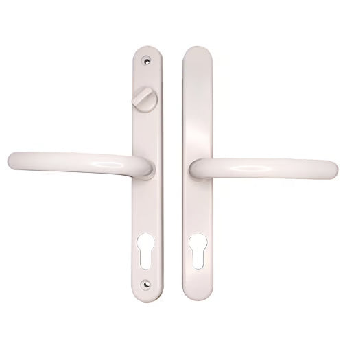 Farnham Lever Lever UPVC Multipoint Door Handles - With Snib 68mm PZ Sprung 215mm Screw Centres