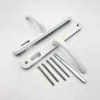 Farnham Lever Lever UPVC Multipoint Door Handles - Without Snib 68mm PZ Sprung 215mm Screw Centres