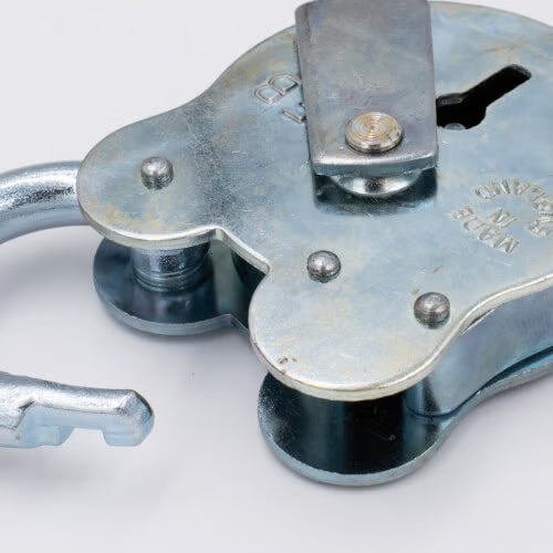 Fire Brigade FB1 Open Shackle Galvanised Padlock