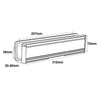 Nu-Mail 12" Telescopic Letterplate for UPVC Doors - 20-40mm