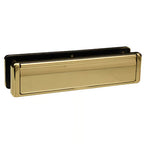 Mail 12" Telescopic Letterplate for UPVC Doors - 40-80mm