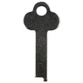 Flat Steel Key Blank 25mm