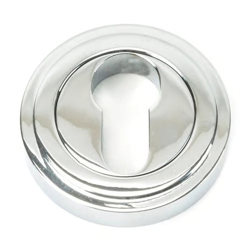 Round Euro Escutcheon - Art Deco (LEAD TIME: 2-3 DAYS)