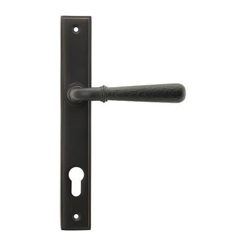 Hammered Lever/Lever Multipoint Door Handles - 92mm PZ Sprung 212mm Screw Centres (LEAD TIME: 2-3 DAYS)