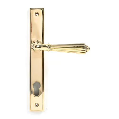 Hinton Lever/Lever Multipoint Door Handles - 92mm PZ Sprung 212mm Screw Centres (LEAD TIME: 2-3 DAYS)