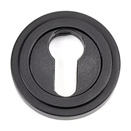 Round Euro Escutcheon - Art Deco (LEAD TIME: 2-3 DAYS)