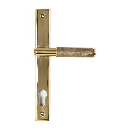 Brompton Lever/Lever Multipoint Door Handles - 92mm PZ Sprung 212mm Screw Centres (LEAD TIME: 2-3 DAYS)