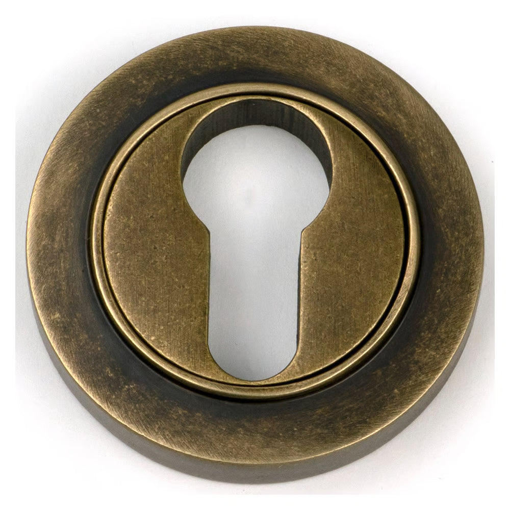 Round Euro Escutcheon - Plain (LEAD TIME: 2-3 DAYS)