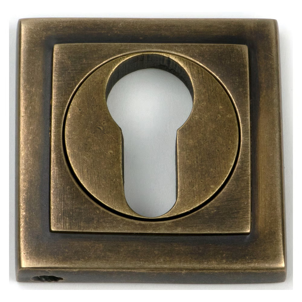 Round Euro Escutcheon - Square (LEAD TIME: 2-3 DAYS)