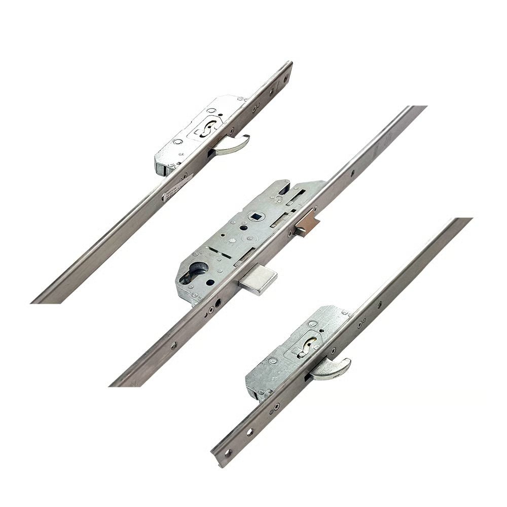 Latch Deadbolt 2 Hook Bolts Keywind Multipoint Door Lock