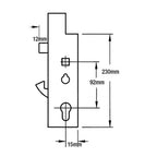 XL Genuine Multipoint Gearbox - Lift Lever or Split Spindle